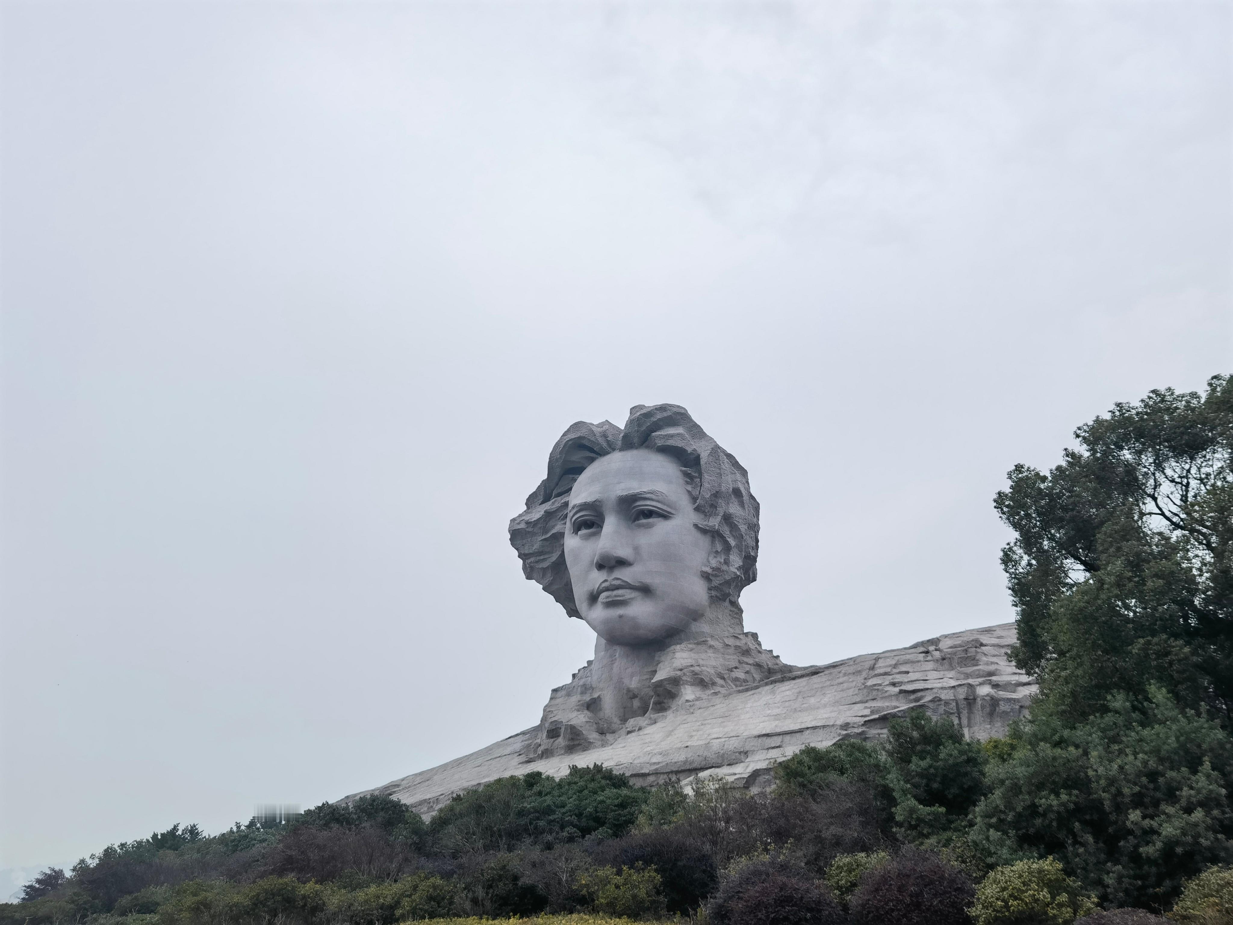 年关将至，来橘子洲头，看“湘江北去”。今年准备在长沙过年，尽管天气比较冷，但感受