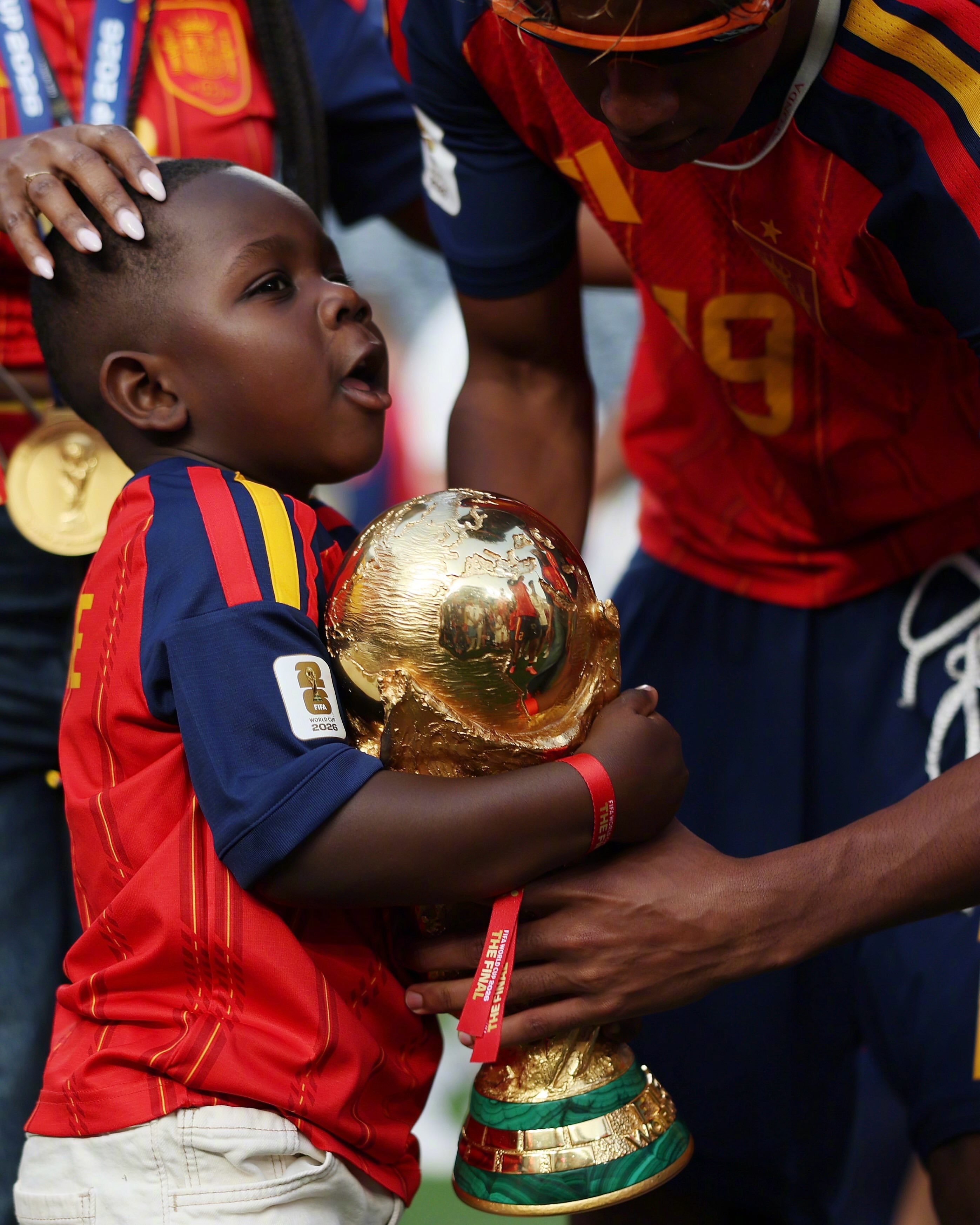 2026世界杯，西班牙🇪🇸夺冠🏆，最抢风头的是亚马尔三岁的弟弟Keyne。
