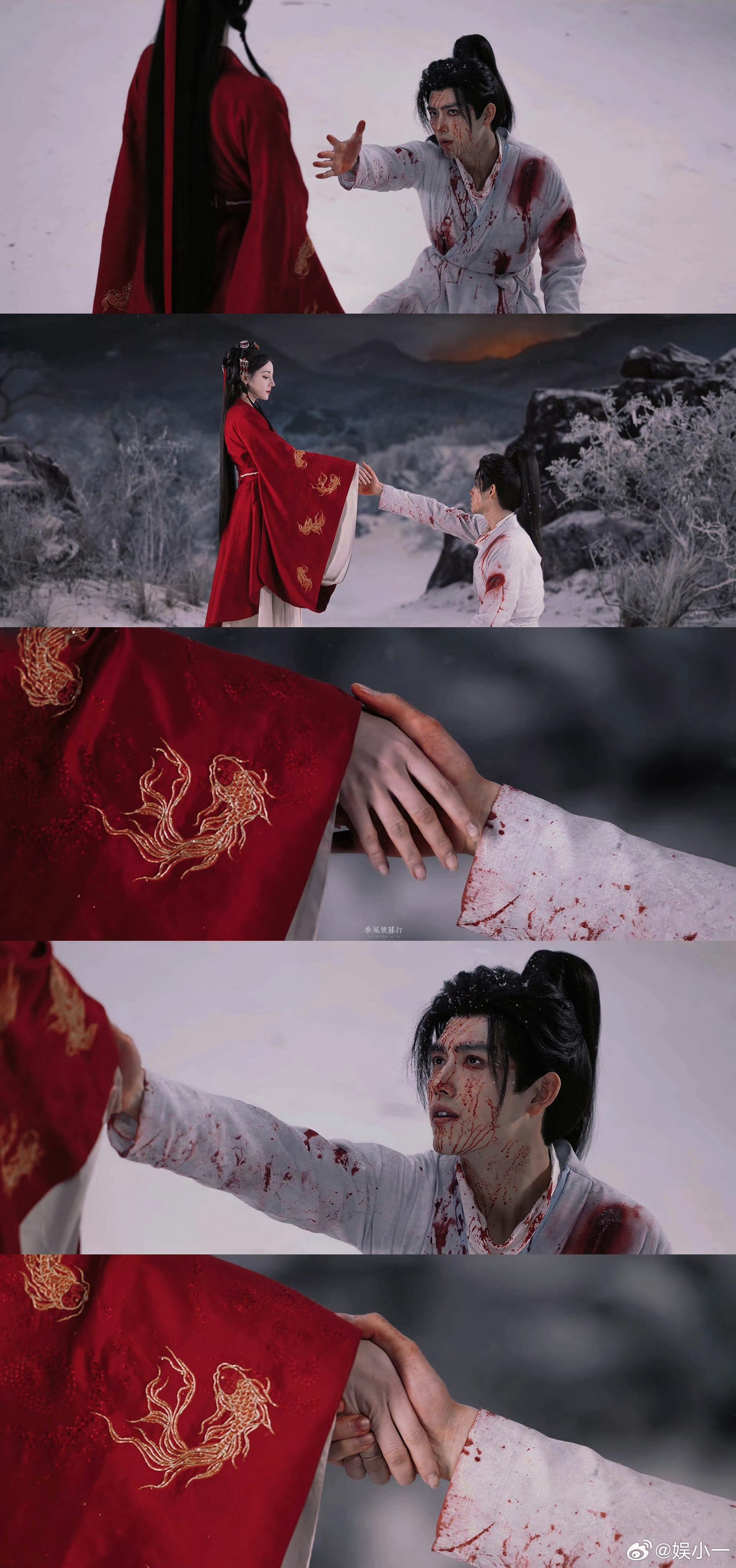 白日提灯第8集30分5秒 反复回看停不下来！结咒动作满是故事，对手戏绝美，双向宿