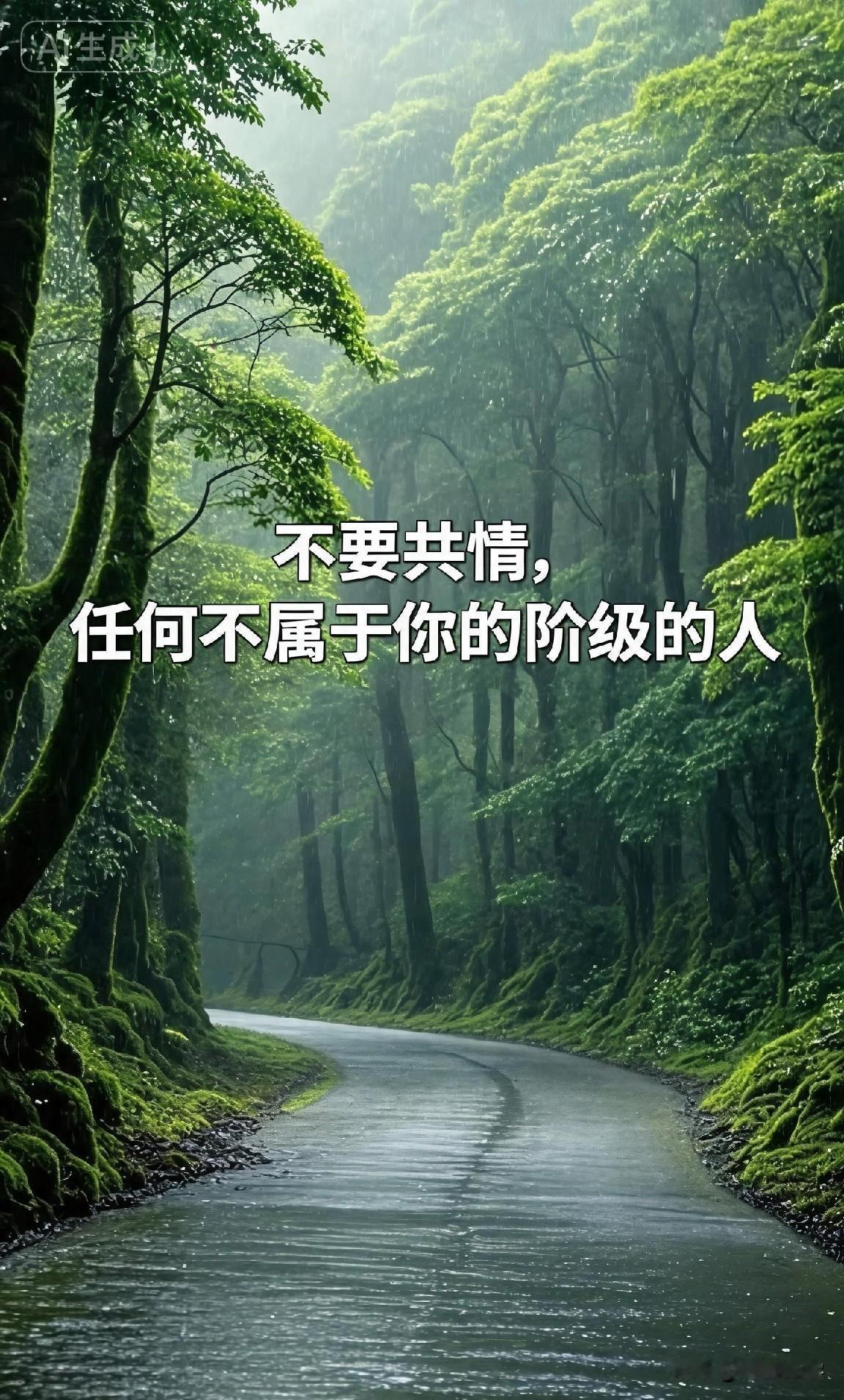 不要共情任何一个不属于你的阶层的人

有句话把成年人最大的清醒一语道破：
“不要
