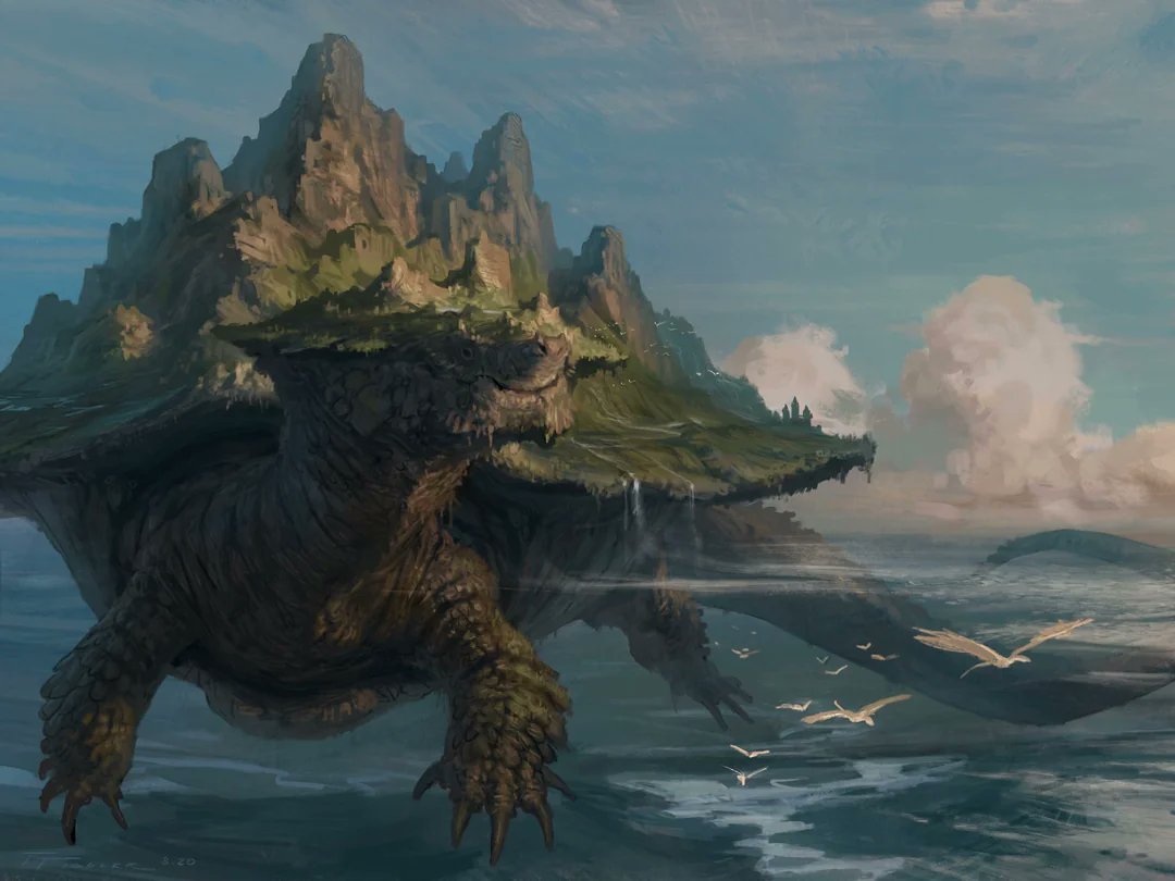 云中巨岛by Taran Fiddler 