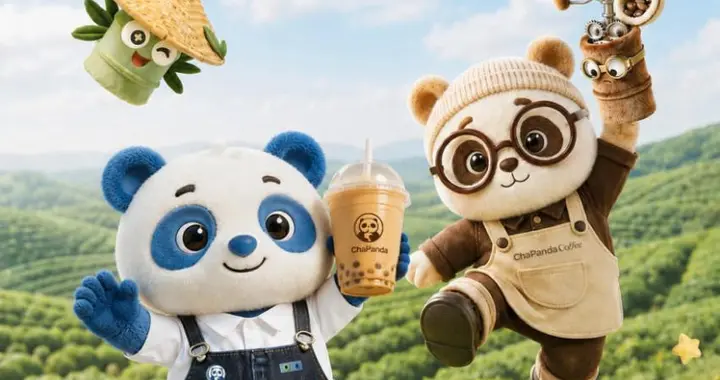 茶百道IP形象体系升级：熊猫茶茶出任“首席老板官”