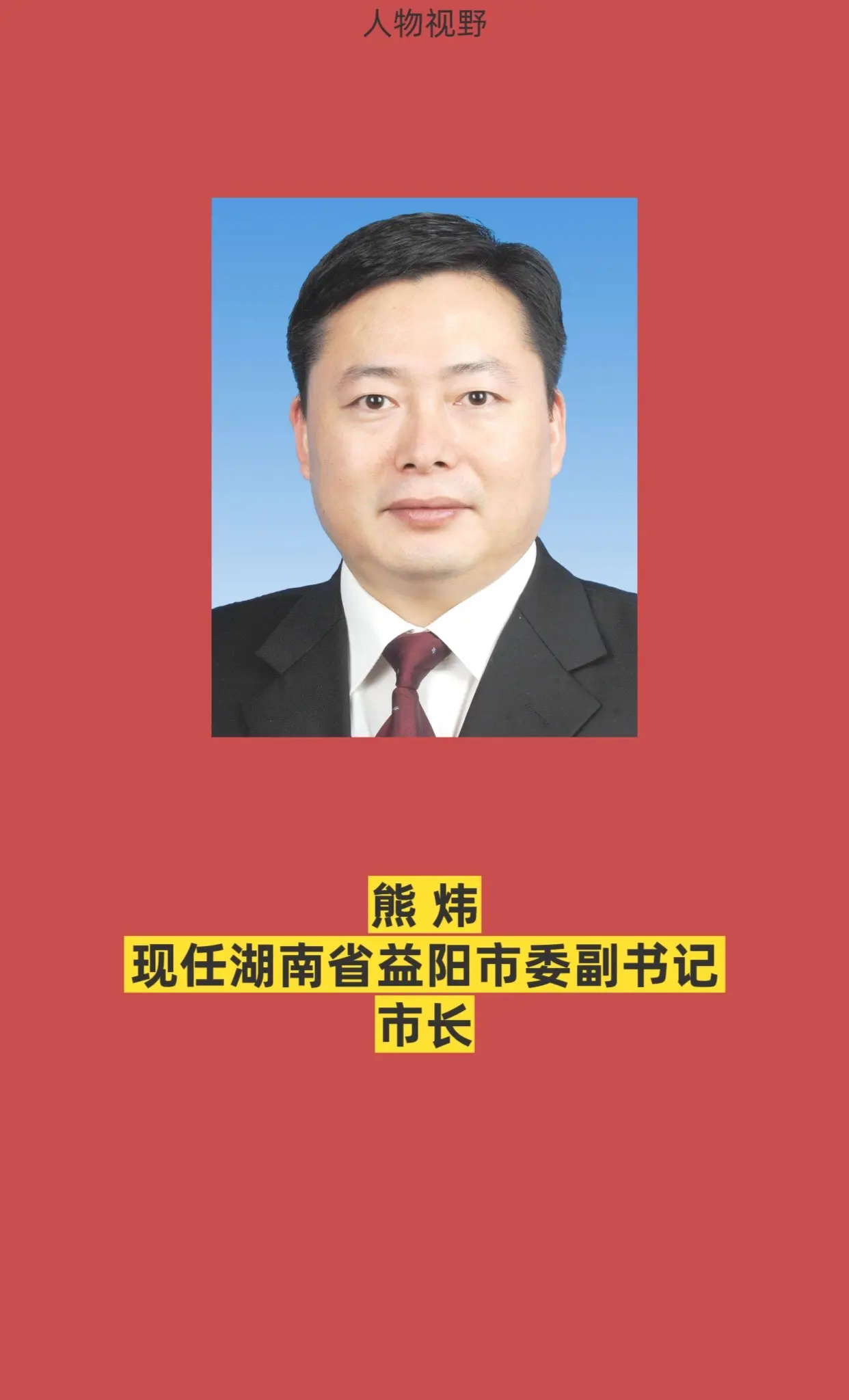 湖南益阳市领导。