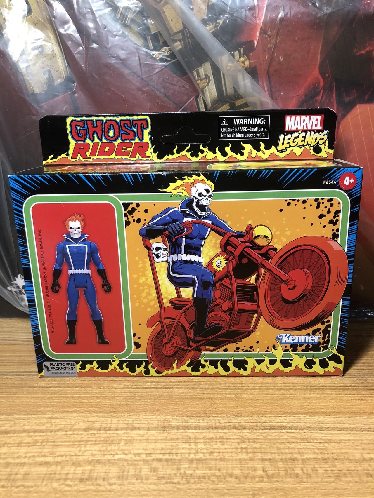 孩之宝 Marvel Legends 恶灵骑士 摩托车套装 3.75寸 可动人偶