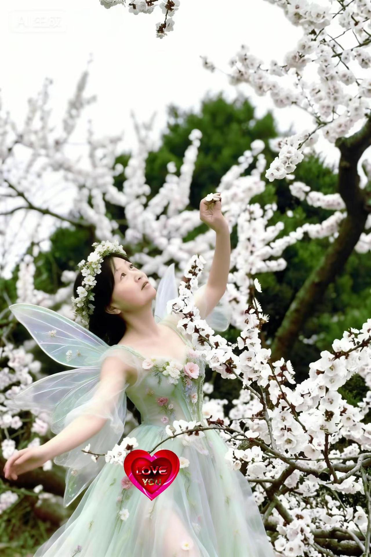 孤禅制作孤禅拍照即梦AI 芒砀山赏杏花我的另一半