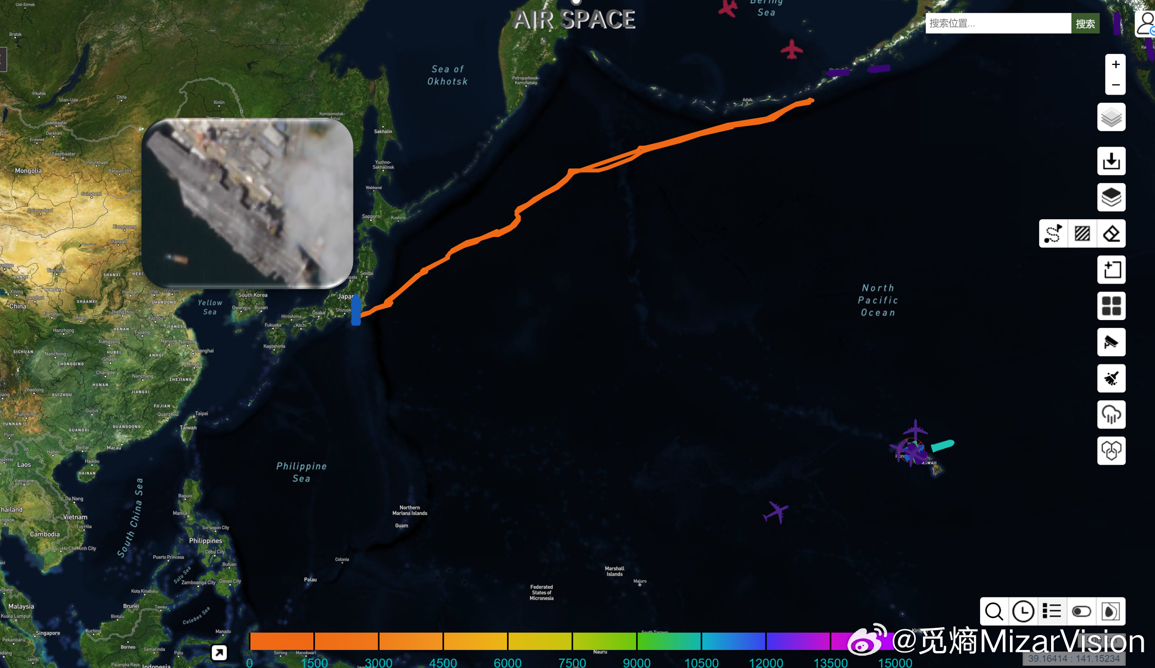 数据显示，加拿大海军渥太华和温哥华号护卫舰抵达横须贺，附赠里根号航母高清靠泊影像