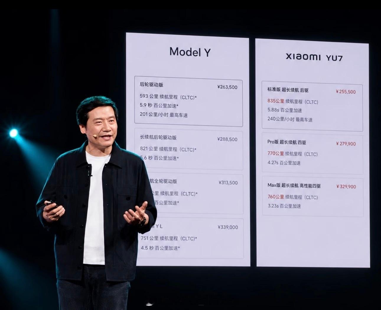 雷军直言YU7输给ModelY原因这次复盘YU7“八败两胜”，是为了未来能赢，关
