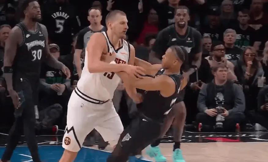 约基奇又急了，又冲突了…掘金vs森林狼NBA季后赛