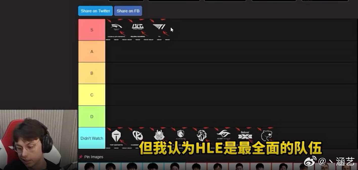 欧刚这观点和大部分观众差不多吧今年Msi夺冠热门HLE BLG 和 T1Fake