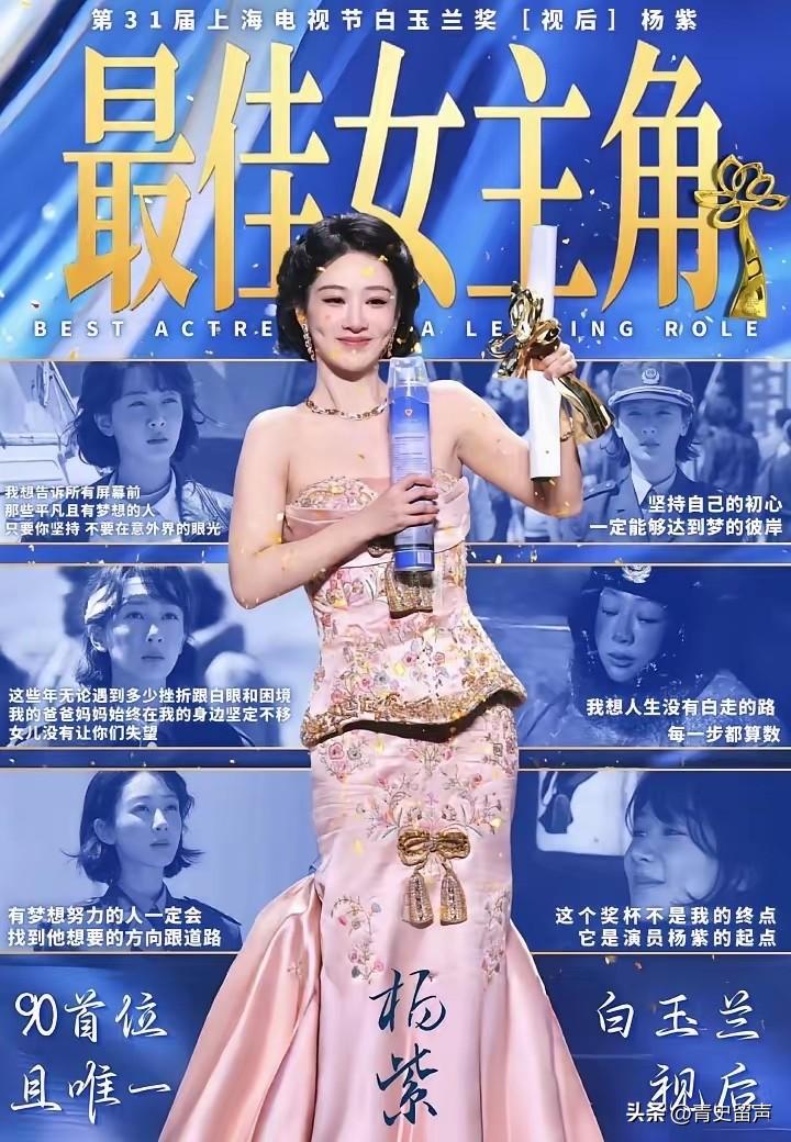 不查不知道，原来白玉兰的奖杯是999纯银的，只有花心是24K足金，表面镀白金。如