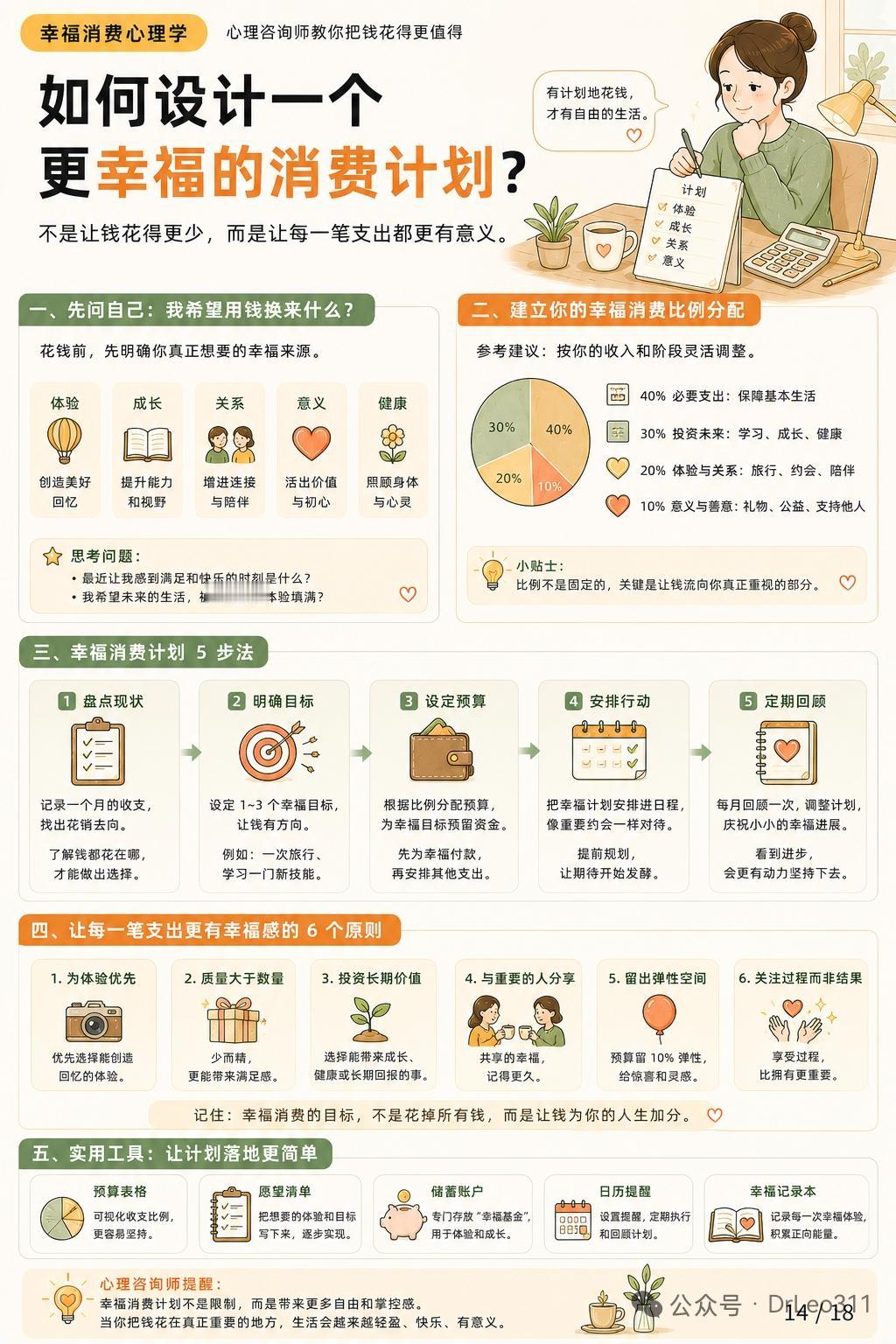 若想让消费更具意义，制定幸福消费计划必不可少！

切勿陷入强迫性消费的陷阱，比如