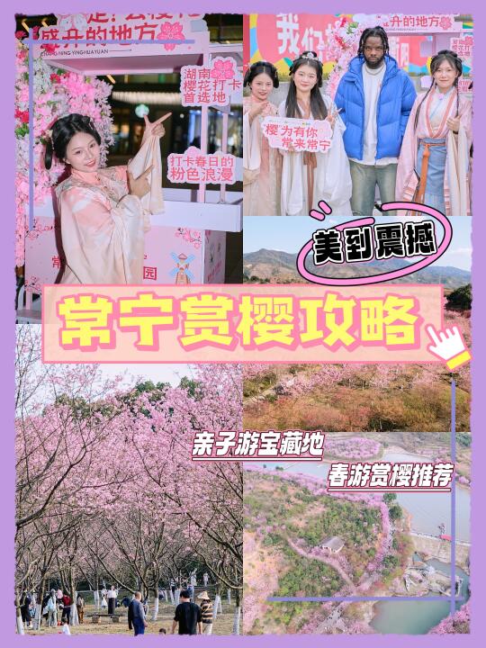常宁的樱花开了，你确定还不心动吗？🌸
