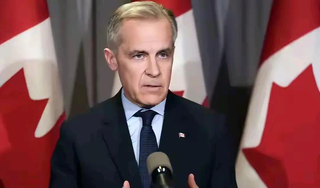 面对美国的勒索，加拿大总理卡尼估计乐坏了。
特朗普近日宣称，加拿大要加入美国的金