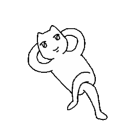 默默注视猫表情包 