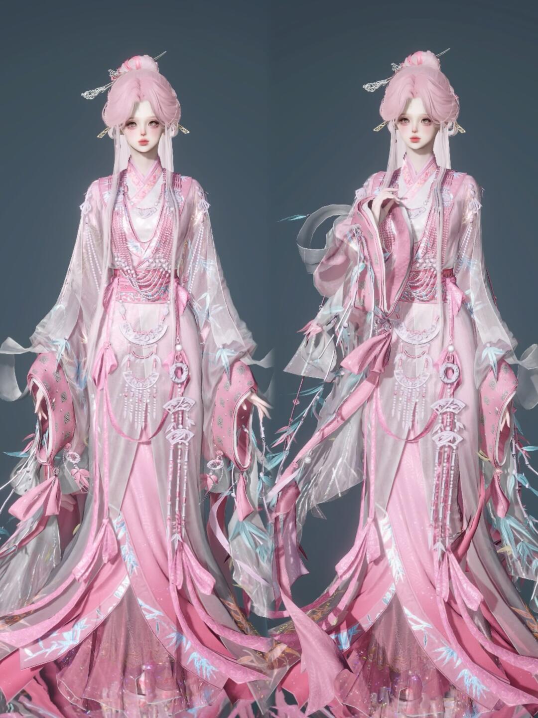 丹青故筠丨你就说这是不是超温柔粉色吧🌸