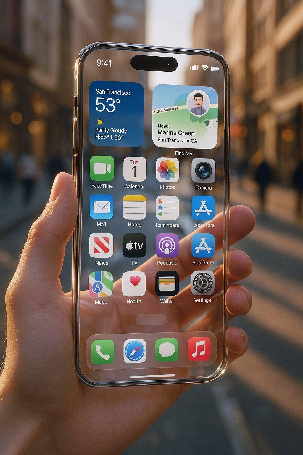iPhone 26，液态玻璃版。[馋嘴] ​​​