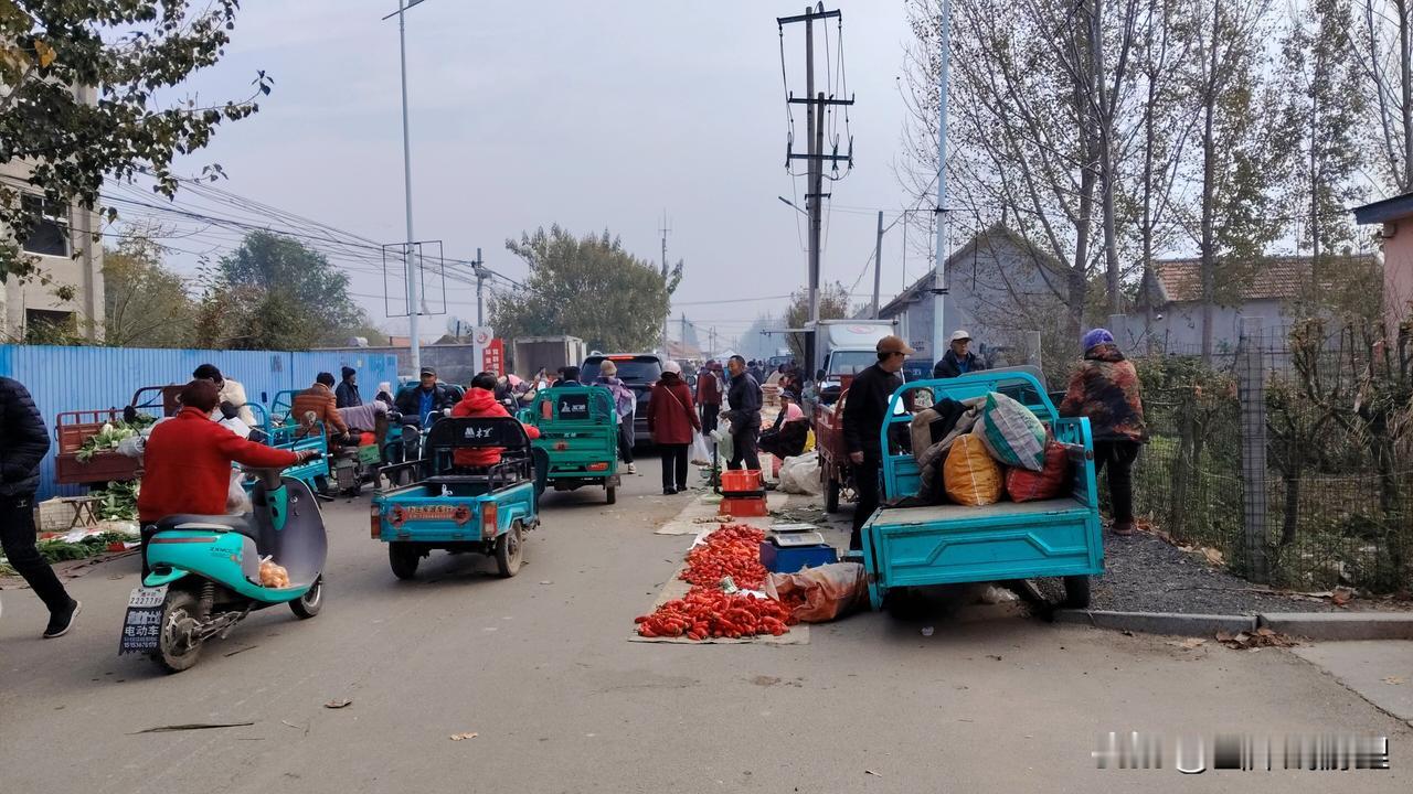 来赶农村大集了，真的热闹，是城市里找不着的味儿！

今天天气有点冷，也挡不住人们
