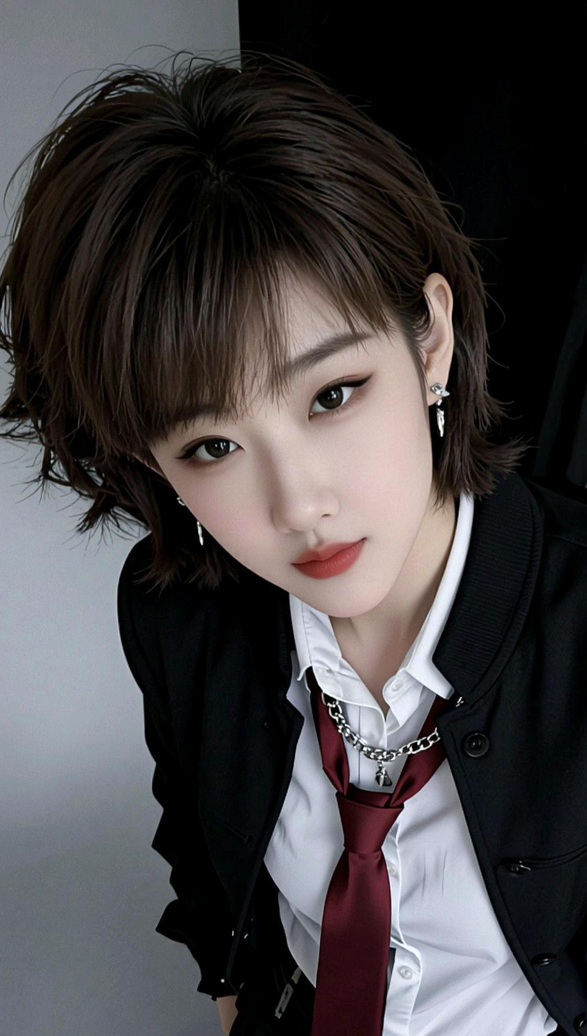 AI日系短发写真 抖音ai创作