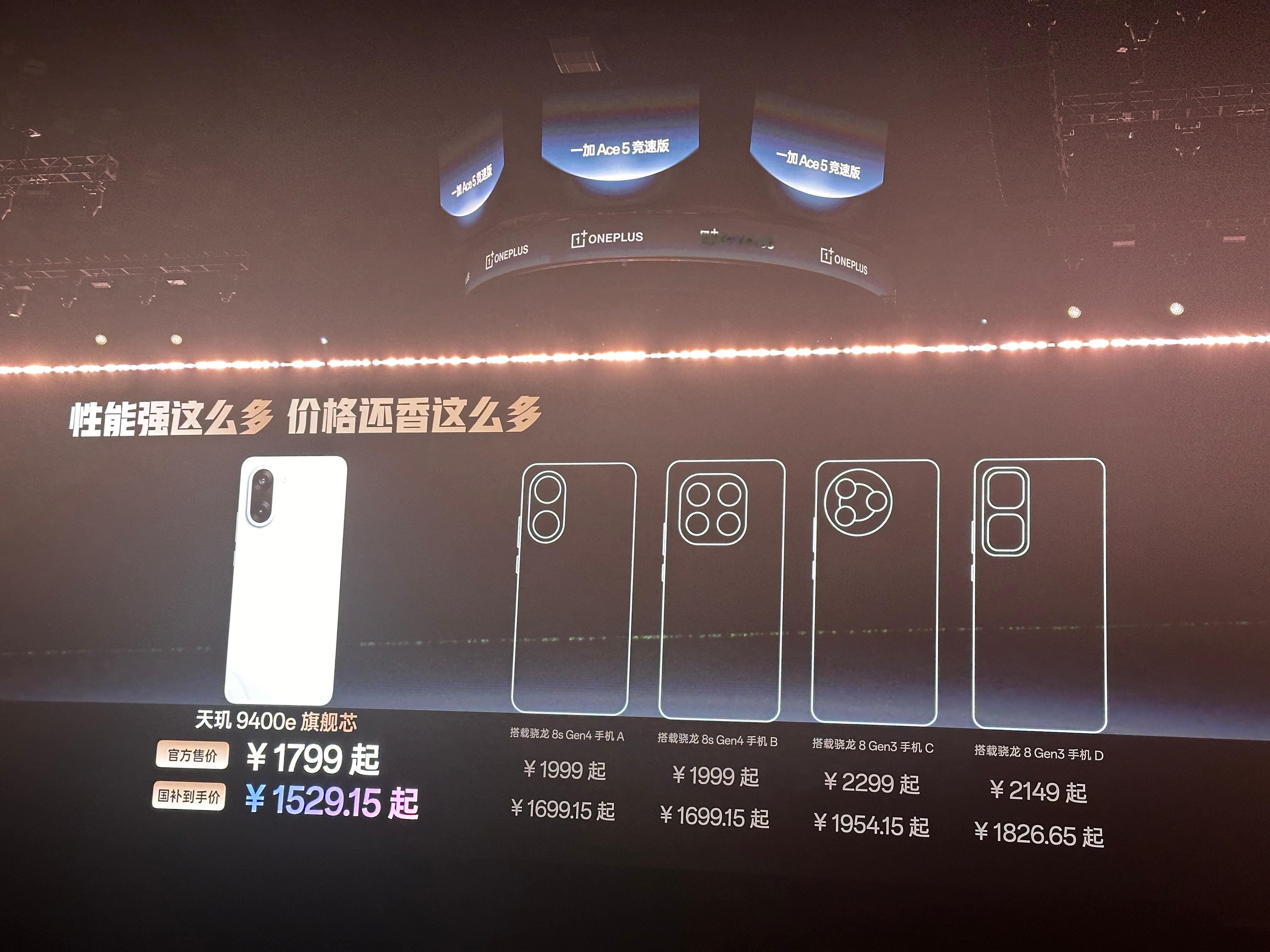 一加Ace 5竞速版来了，国补之后1529起。首销和学生都有优惠。喜欢的都可以考