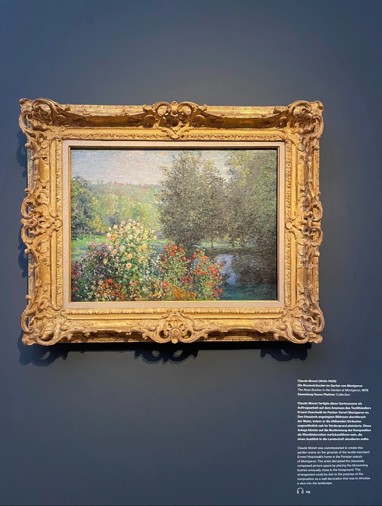 Claude Monet｜The Rose Bushes in the Gard