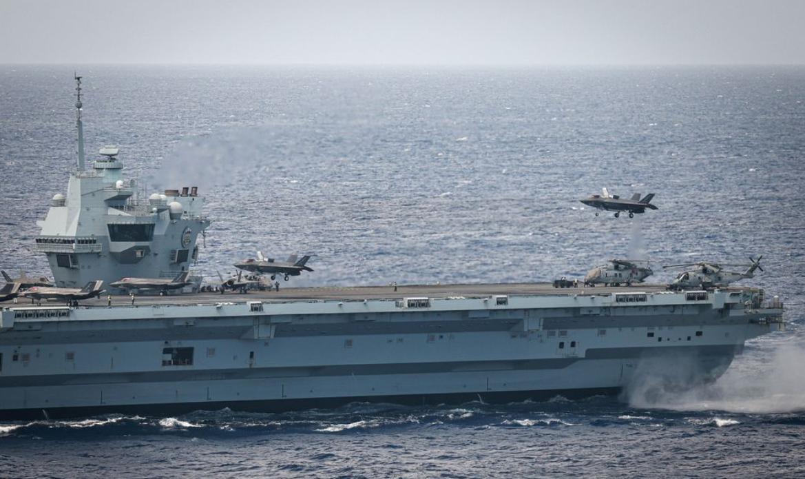英国皇家海军威尔士亲王号和舰载F-35战机的指挥权，已置于北约指挥下，这是当下欧