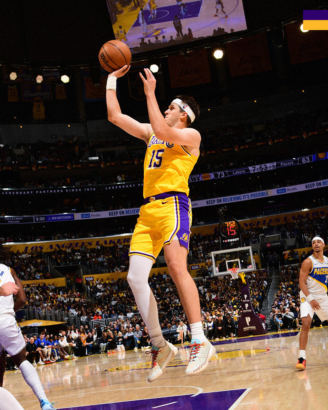 全场结束，湖人128-117步行者，如何评价这一场？东契奇44分9篮板5助攻3抢