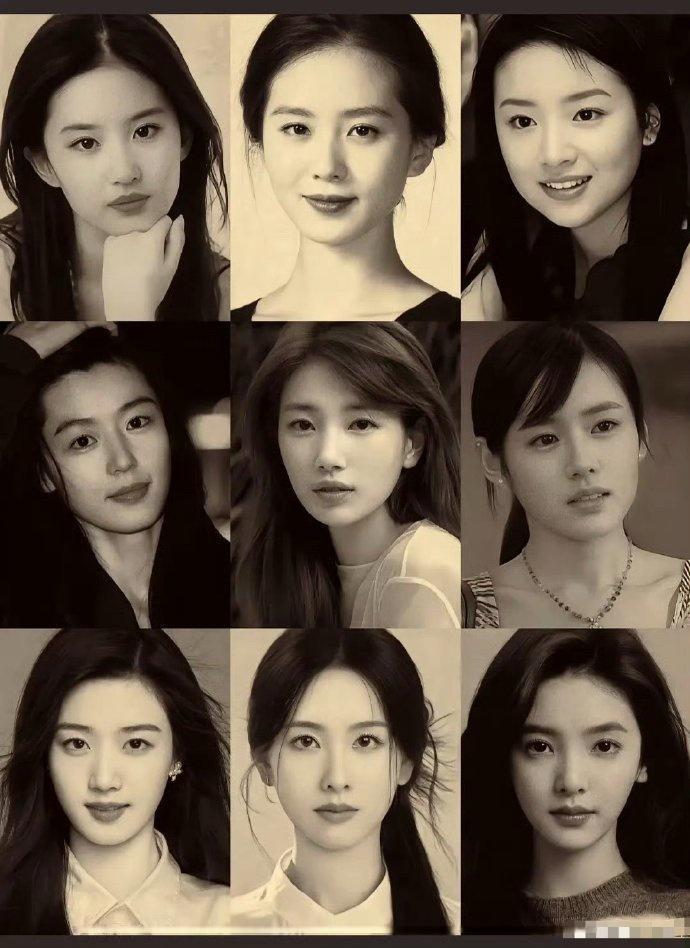 你们喜欢左边淡颜女明星，还是右边浓颜？ 