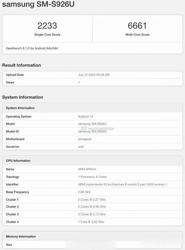 阿通骁龙8 Gen3首个跑分出来了，多核高达6600+，单核2200+，相比自家