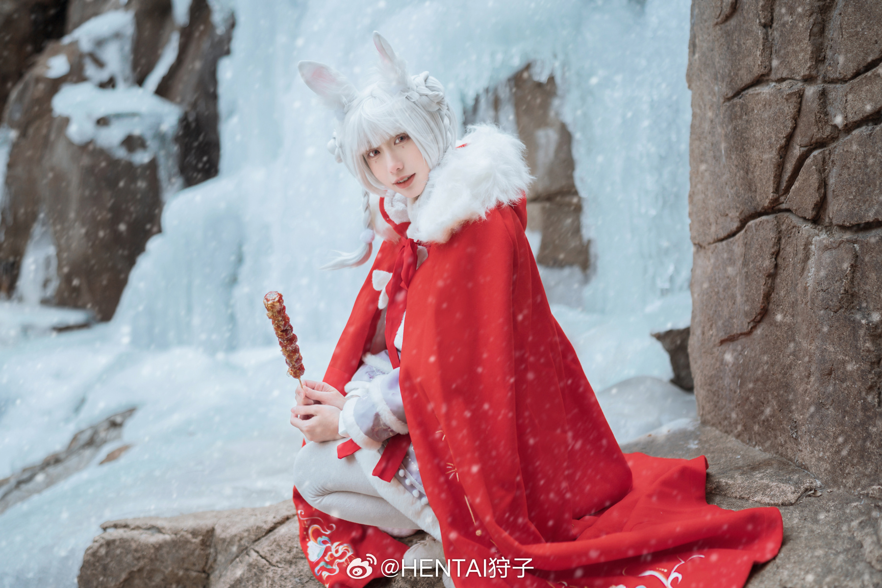 本人年度最冷的照片🥶#狩子[超话]##二次元cos大赏# 摄​​​