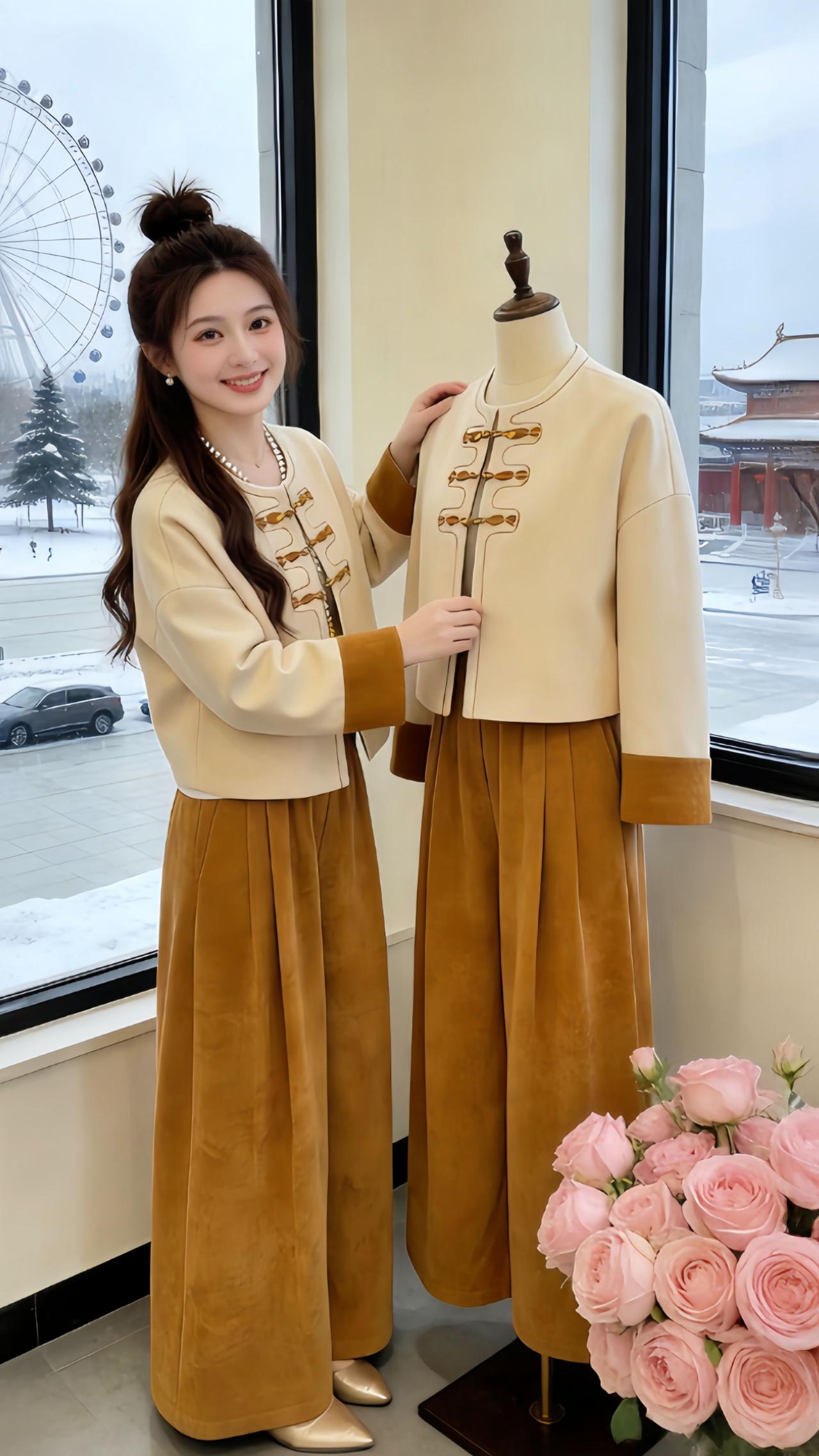 《Danny的冬日新中式美学絮语》
 推开窗是覆雪的中式建筑与摩天轮交织的冬日盛