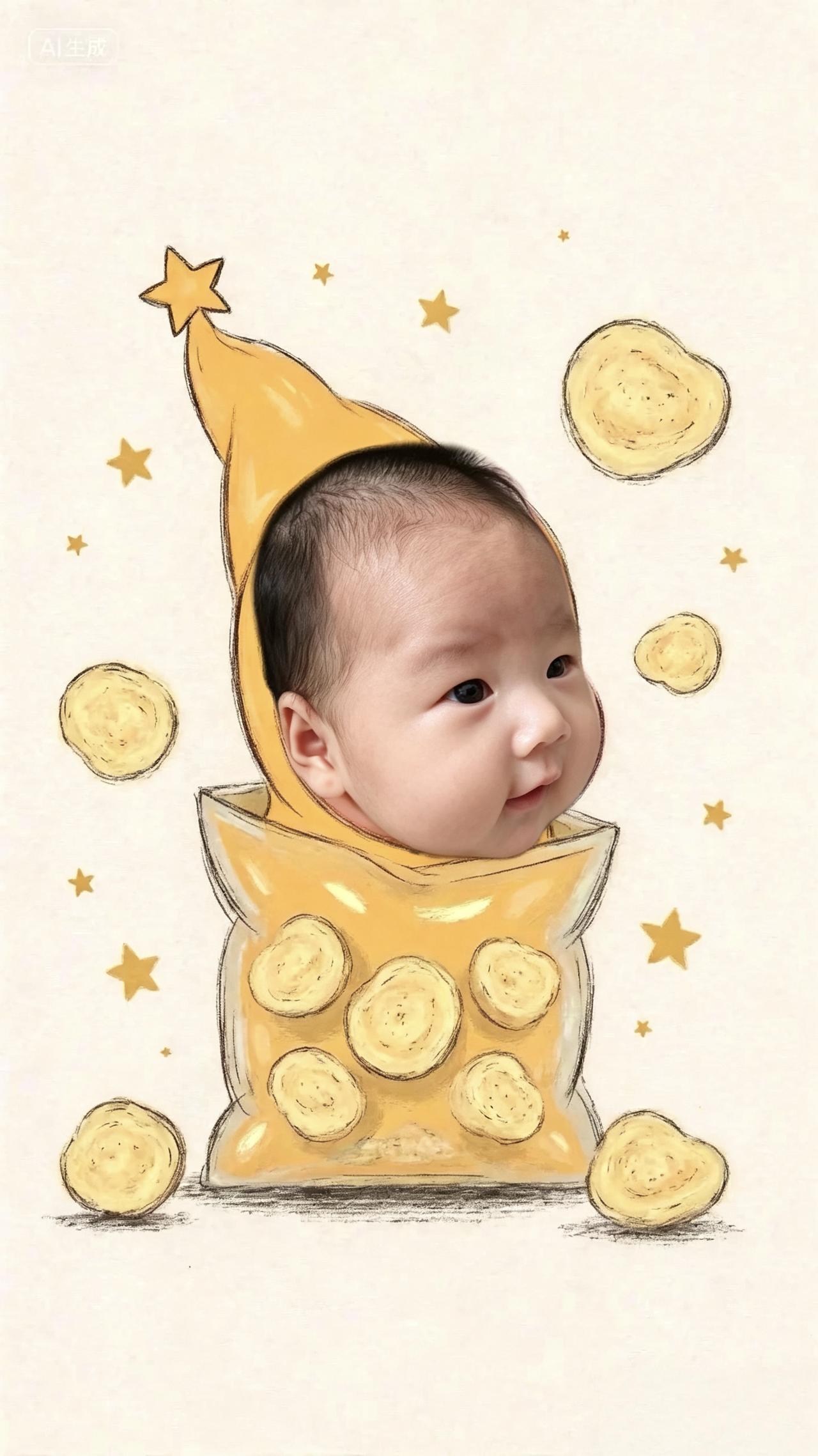 不是我吹，现在的我带娃能力超强。我能从娃的哭声和举动上分辨他是什么情况。

从孙