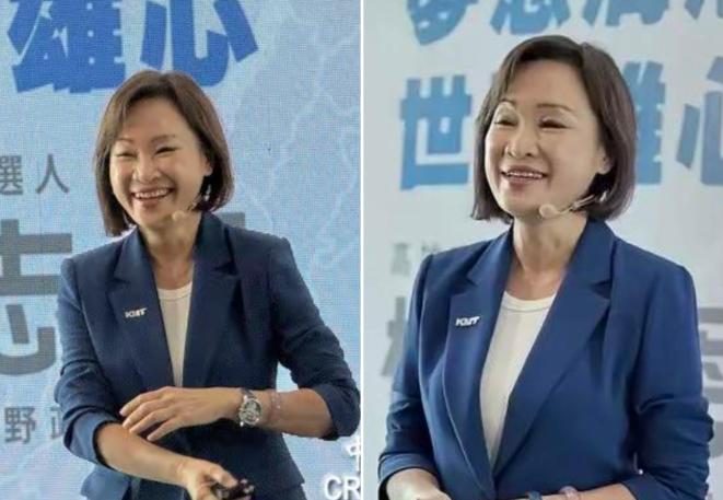 真没料到啊，国民党主席郑丽文人还没踏上台湾岛，国民党高雄市参选人柯志恩就已经公开