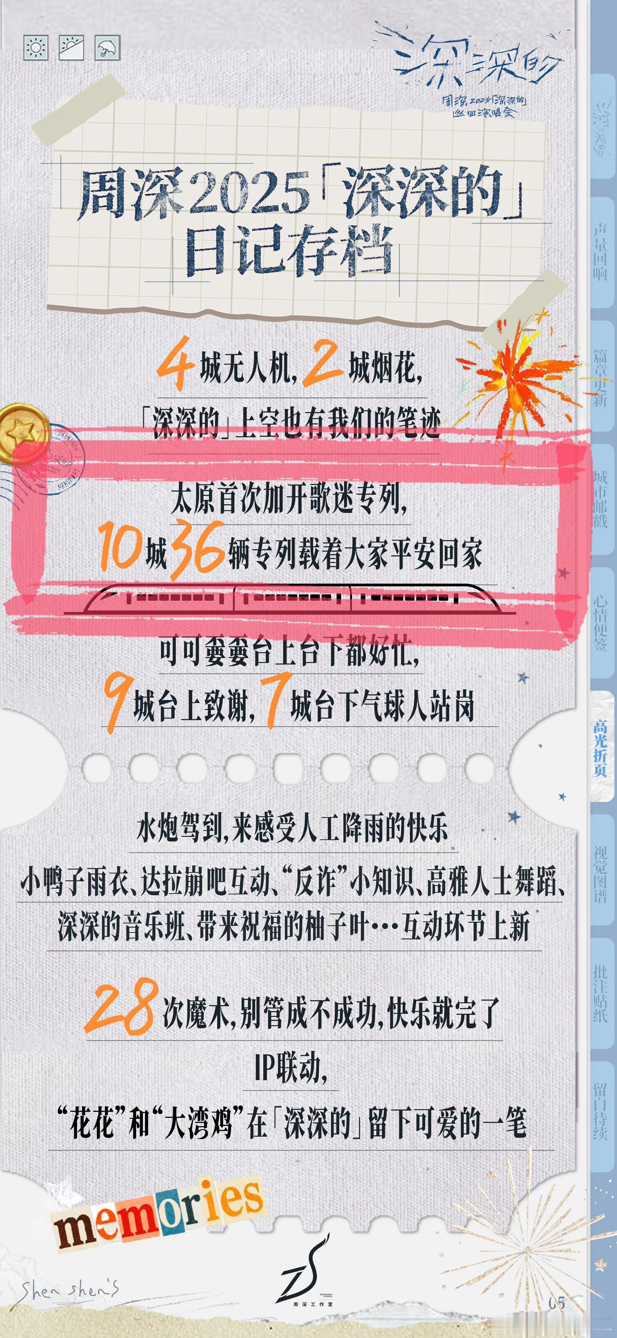 周深的厉害真的后知后觉✨👍🏻才发现「深深的」演唱会太原站首次加开歌迷专列，已