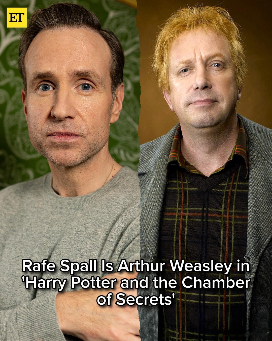 《哈利波特》剧版第二季官宣三位新演员：Rafe Spall 饰 亚瑟·韦斯莱Mo