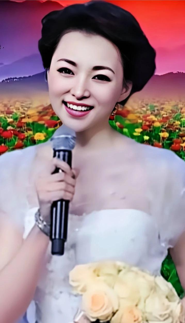 央视著名主持人董卿纸壁