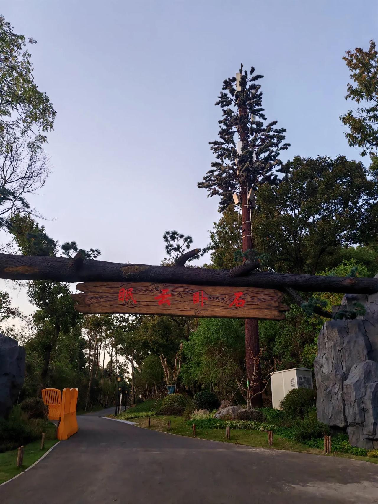 昨天下午，我去公园散步时，5点多快6点出门，本来想拍落日的，有点晚只拍了点落日余