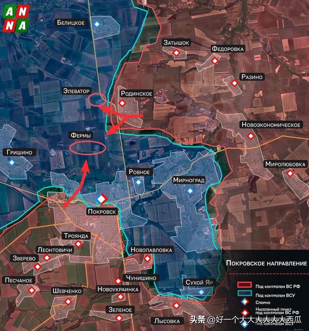 最近俄乌战场的局势演变得异常的快，
俄罗斯军队已经在波克罗夫斯克和米尔诺拉德呈包
