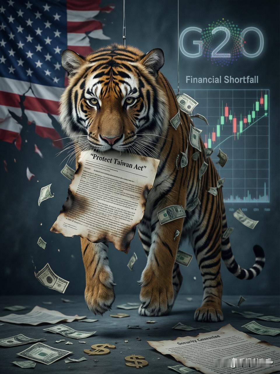 🐅 老虎的威严不在牙齿，而在“百兽之王”的生态位
不要因为对手暂时的失误或表象