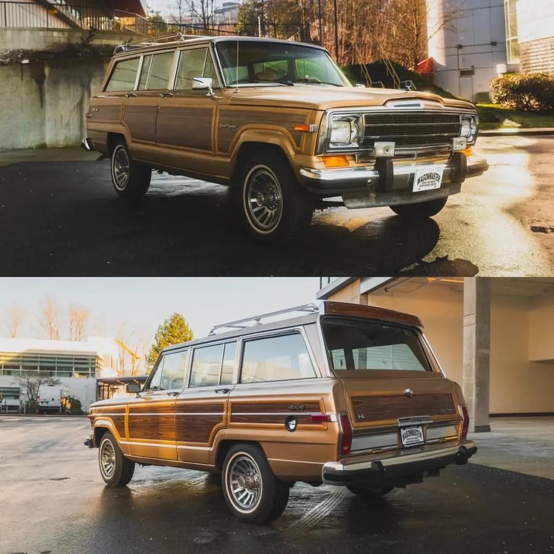 1987 年 Jeep Grand Wagoneer，是一台把越野硬派与美式豪华