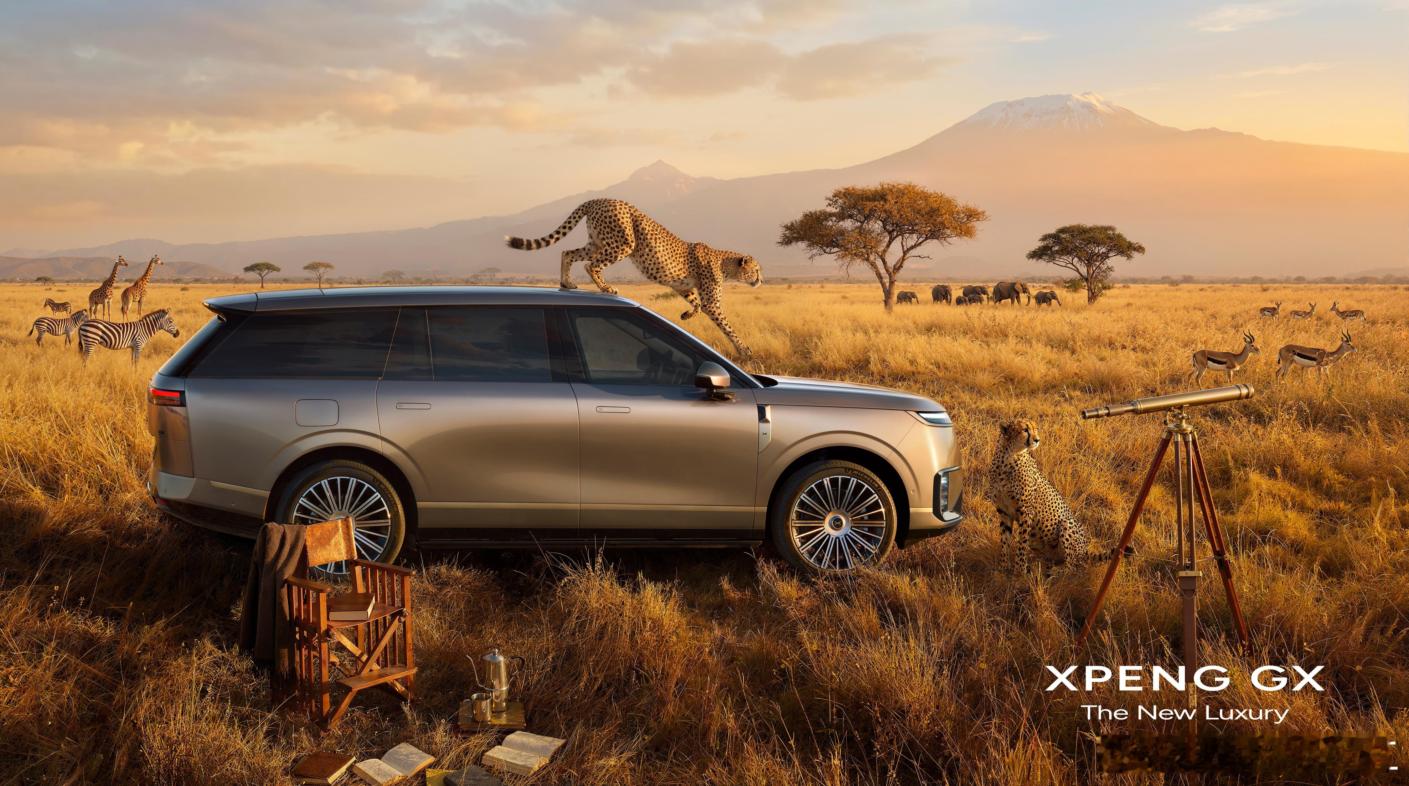 大湾区揽胜——小鹏首款六座SUV小鹏GX来了！！！终于官宣了，帅的没边用AI科技