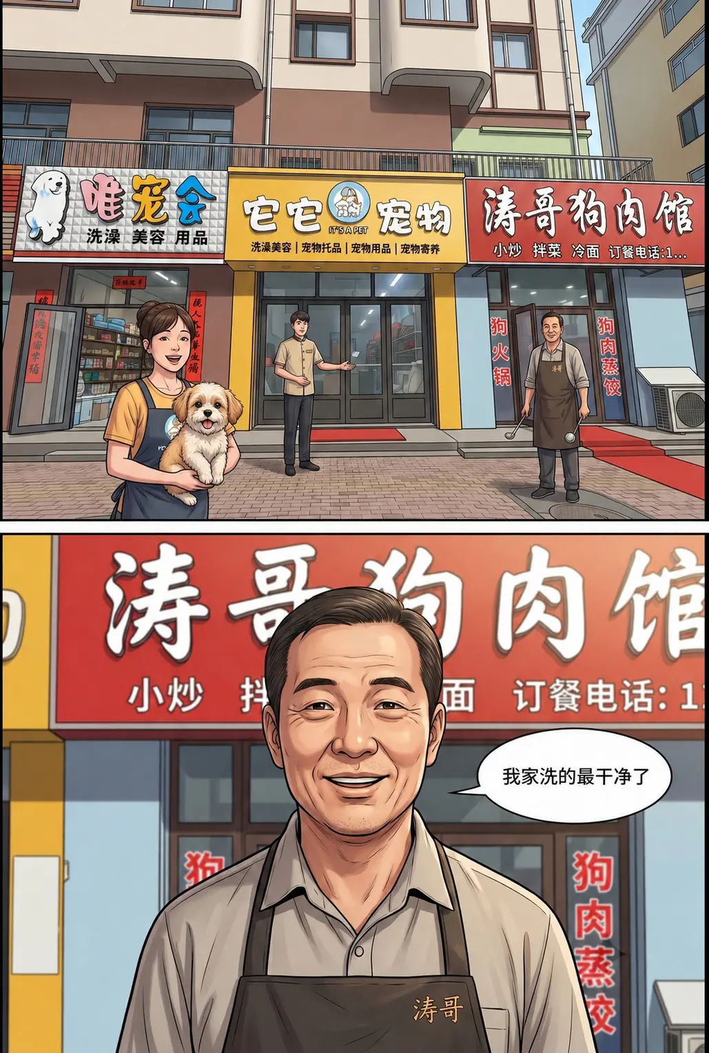 涛哥：我洗的是最干净的。
