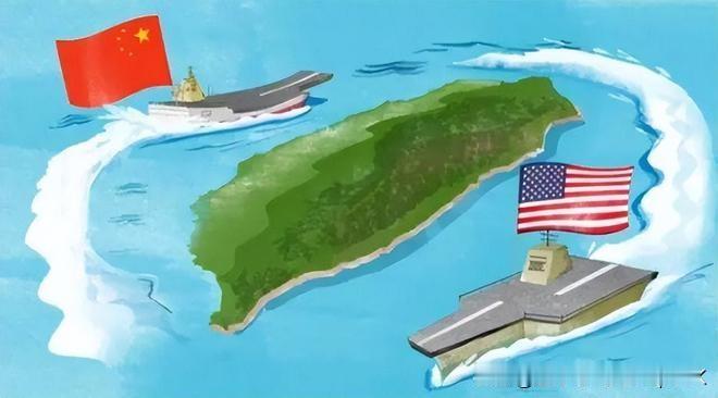 简单来说:
应对美国“以台遏华”，核心是以我为主、实力制胜、内外联动、稳进统一。