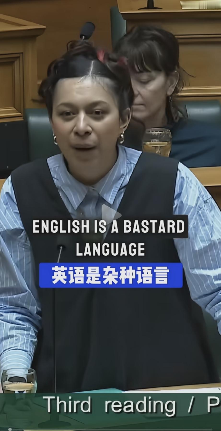 新西兰议员可真是直言不讳：英语就是一门“杂种语言”！
不得不说，人家这话一点毛病