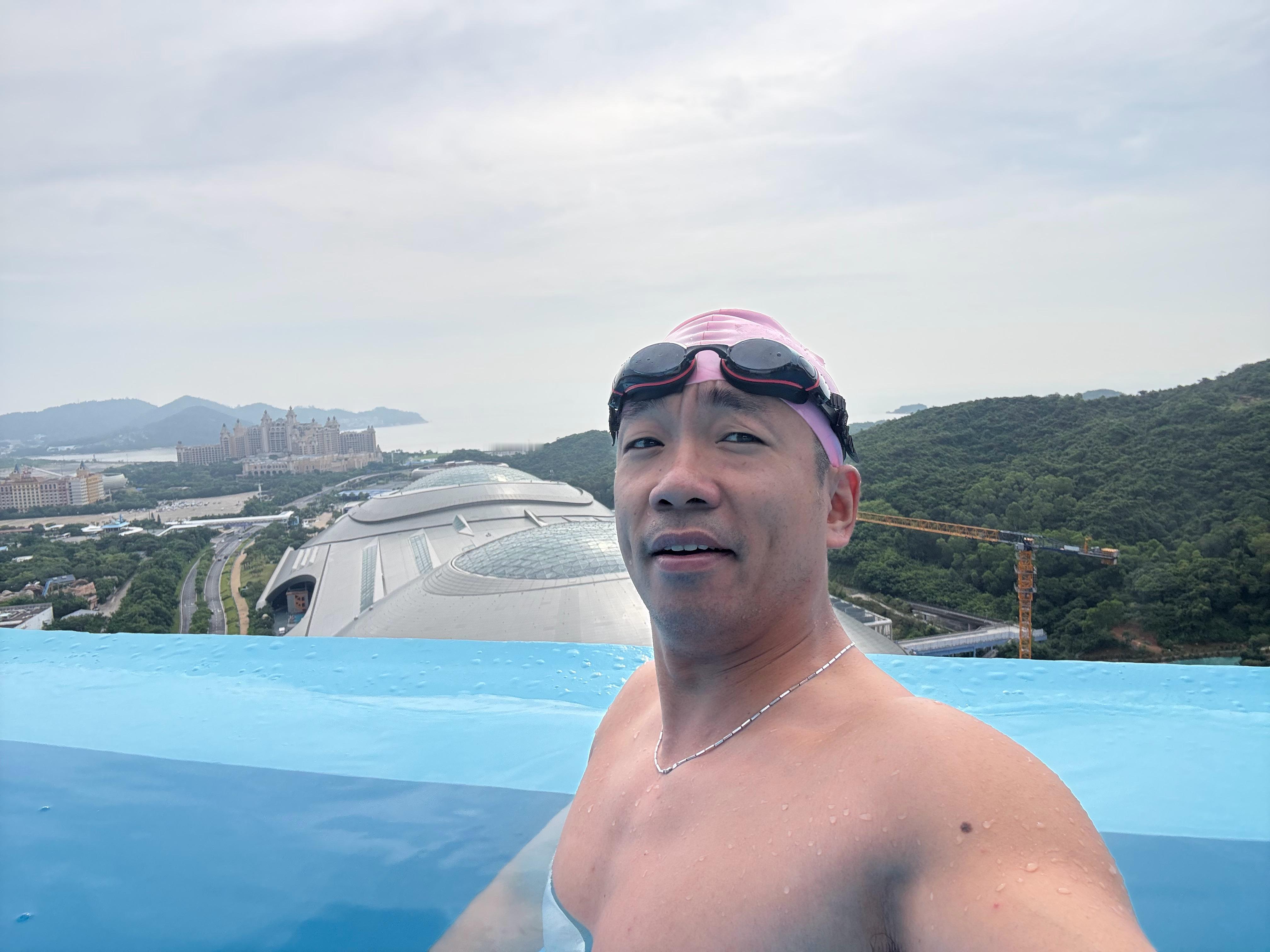全世界早晨，完成500米后开工[嘻嘻] ​​​