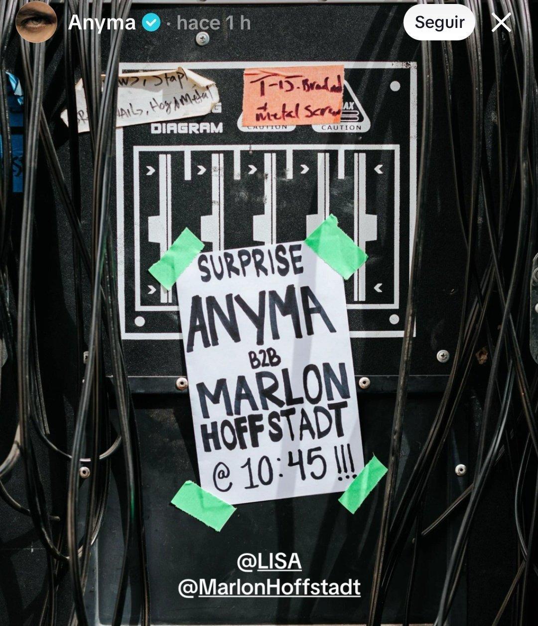 Anyma将于今天下午北京时间1点45分在科切拉DoLab舞台表演，DoLab是