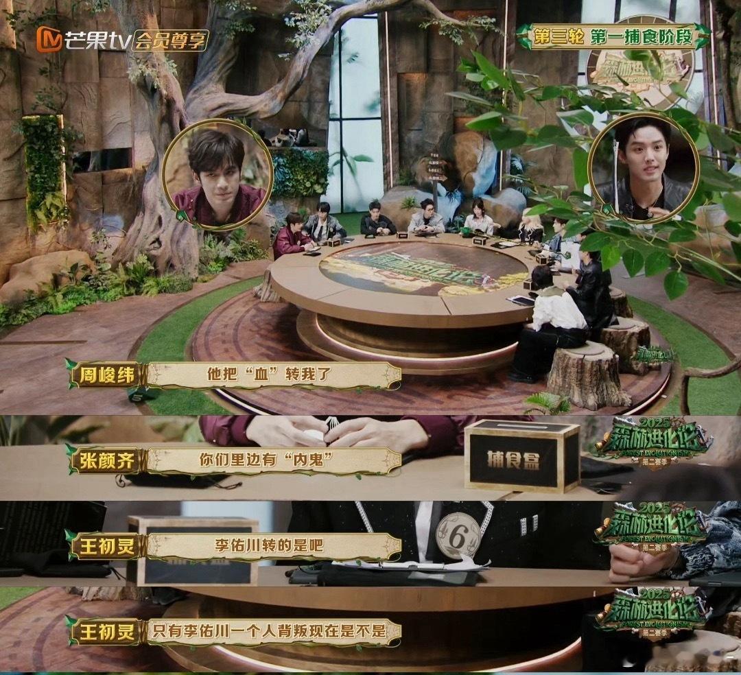 第一次隔着屏幕感受到了慌张森林进化论2025 笑不活了！张颜齐直扑周峻纬要捕食，