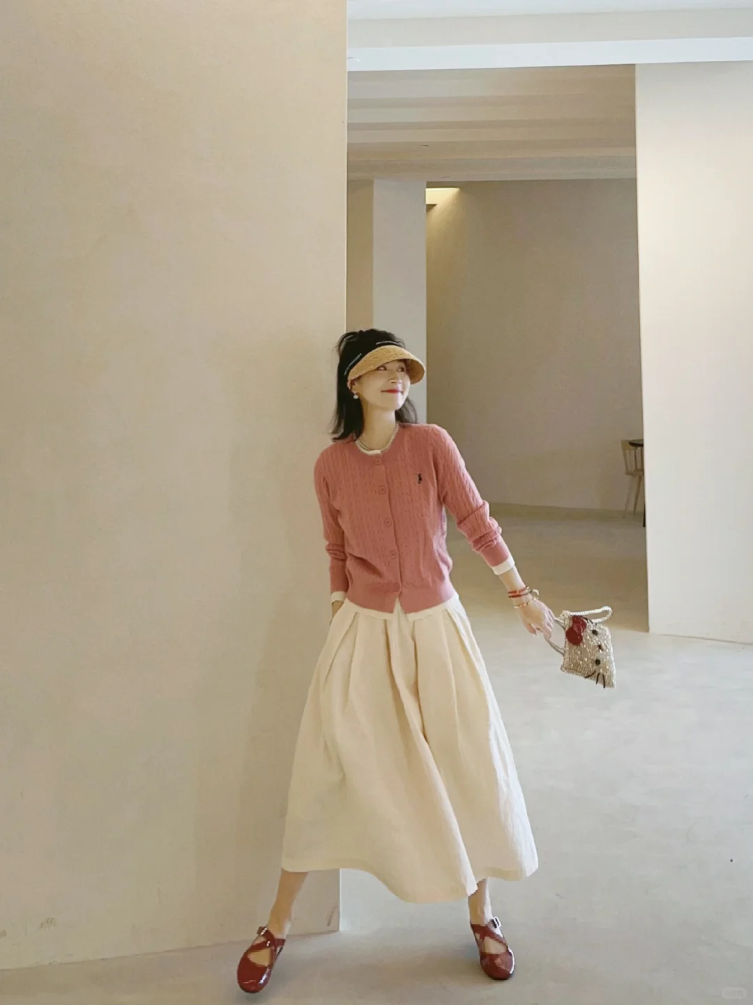 胶片日常🫧今天是毛衣和小白裙 ᐝ ꙳