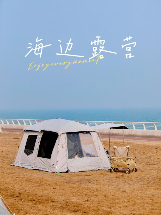 天津海边免费露营地⛺️海边的一室一厅