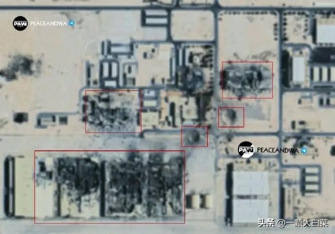 美驻中东最大军事基地被炸，4座大型机库成为废墟，特朗普终于急眼了！

卫星照片显