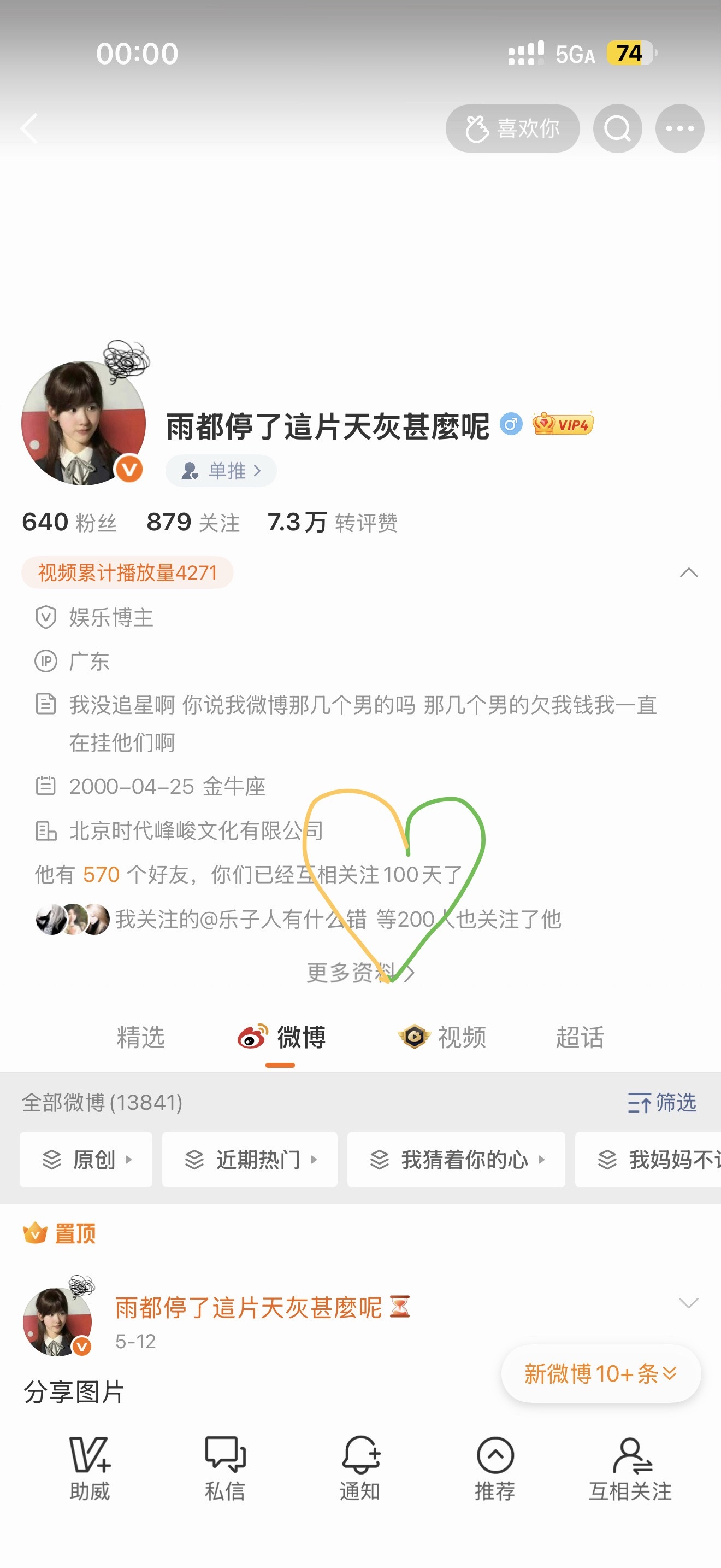 今天是我和我家鼠的一百天